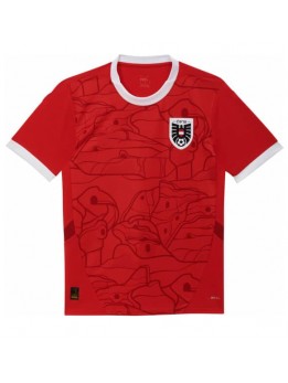 Austrija Domaci Dres EP 2024 Kratak Rukavima